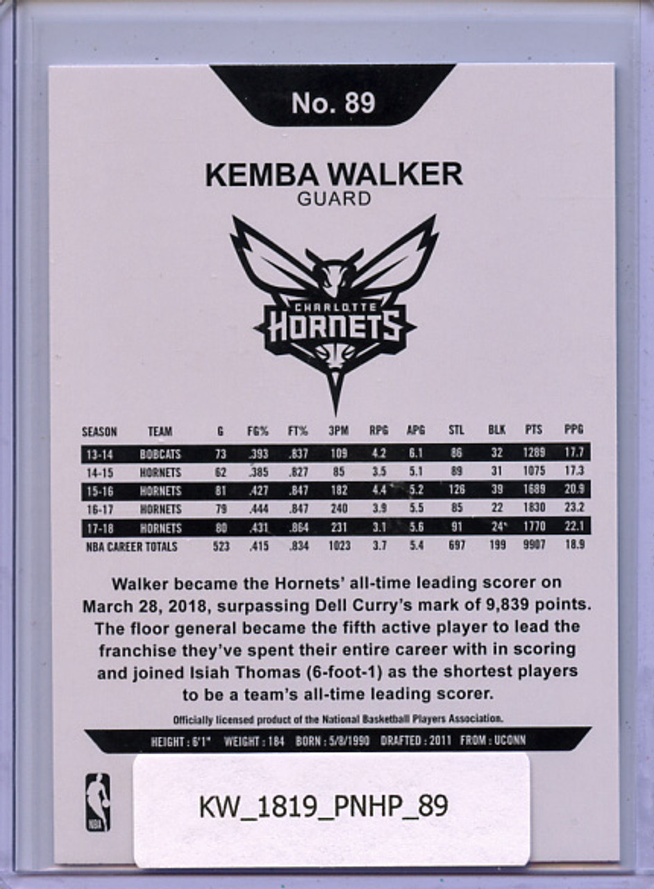 Kemba Walker 2018-19 Hoops #89