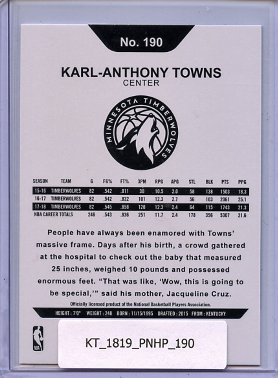 Karl-Anthony Towns 2018-19 Hoops #190