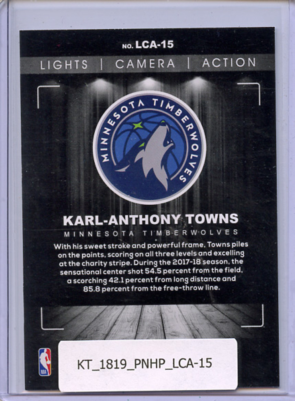 Karl-Anthony Towns 2018-19 Hoops, Lights Camera Action #LCA-15