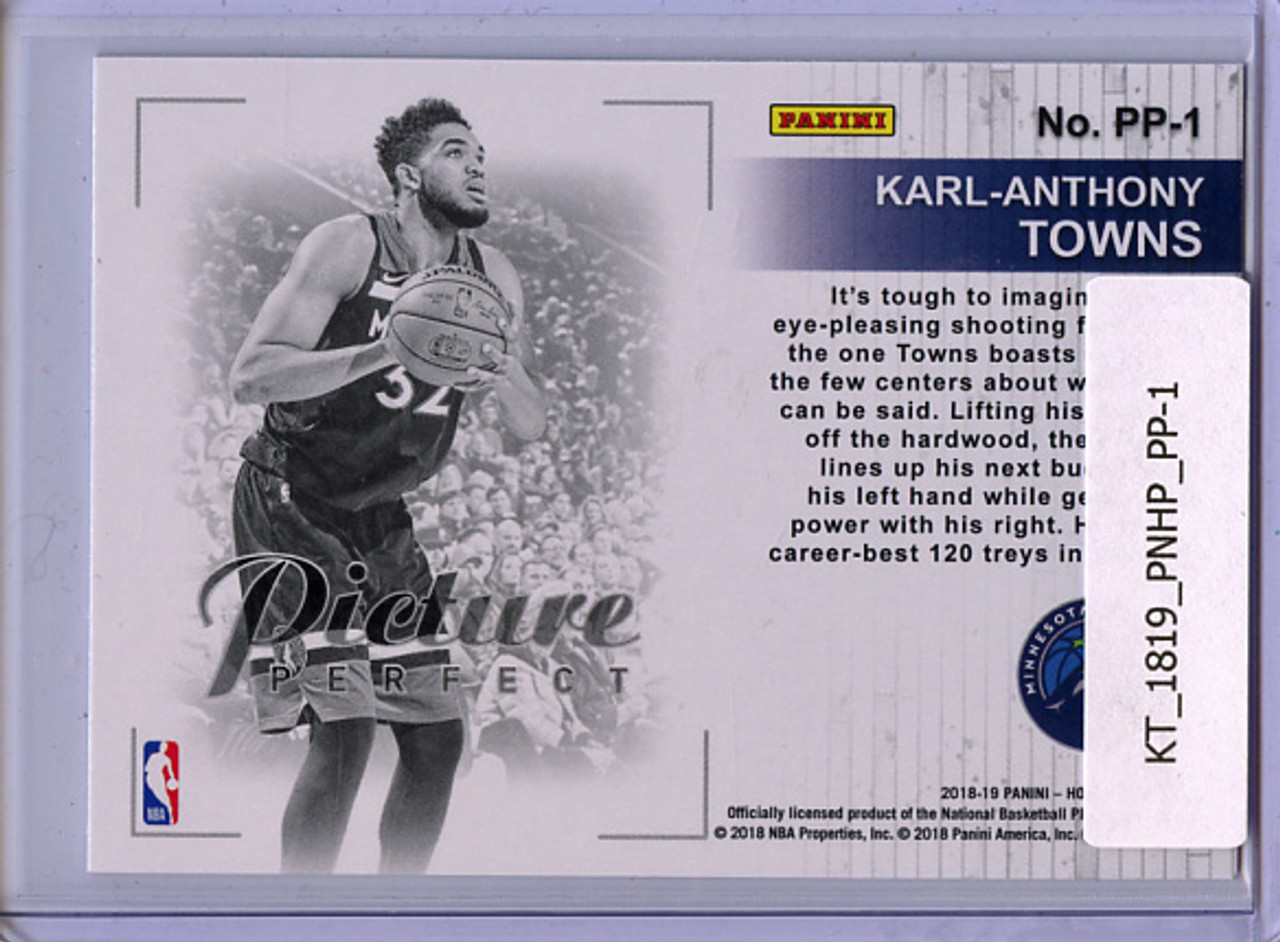 Karl-Anthony Towns 2018-19 Hoops, Picture Perfect #PP-1