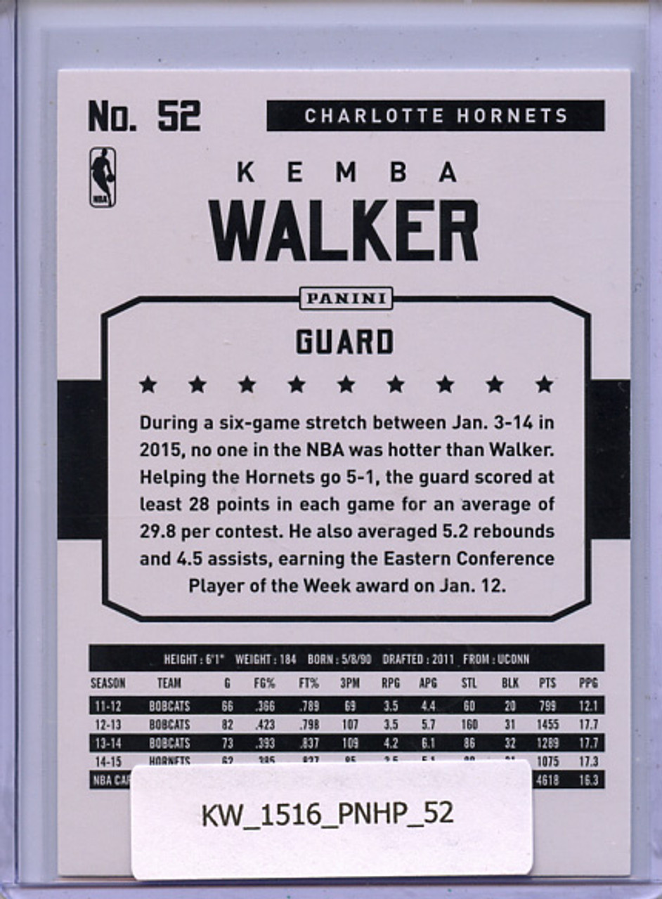 Kemba Walker 2015-16 Hoops #52
