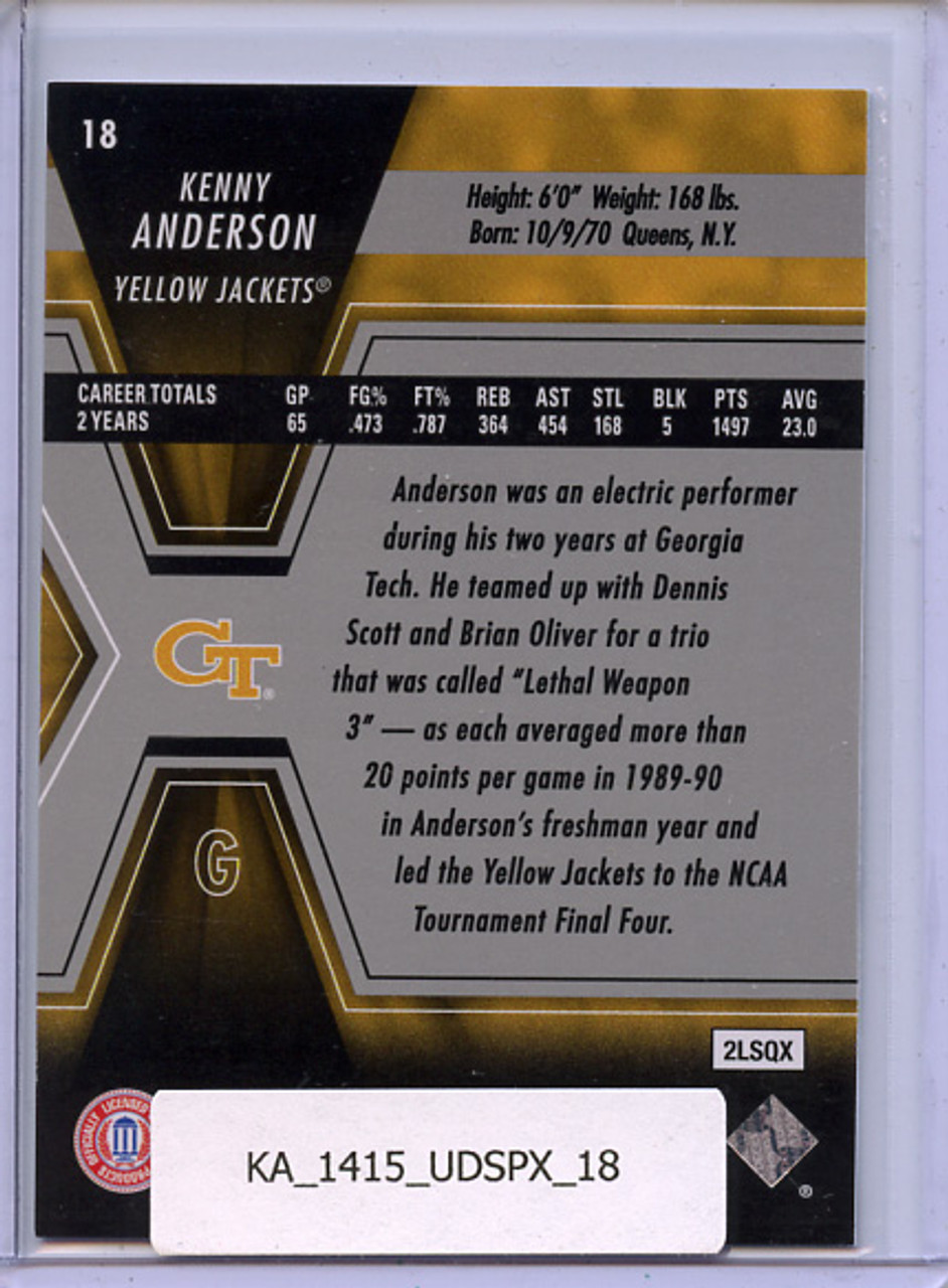 Kenny Anderson 2014-15 SPx #18