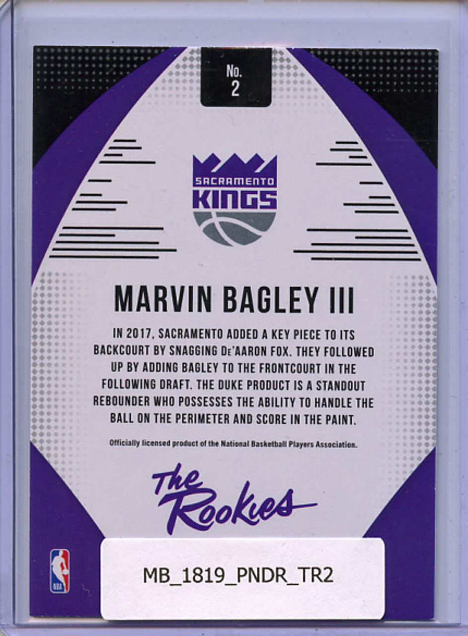 Marvin Bagley III 2018-19 Donruss, The Rookies #2