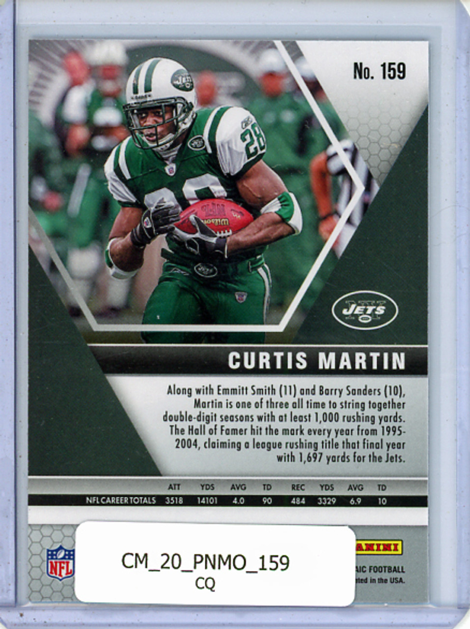 Curtis Martin 2020 Mosaic #159 (CQ)