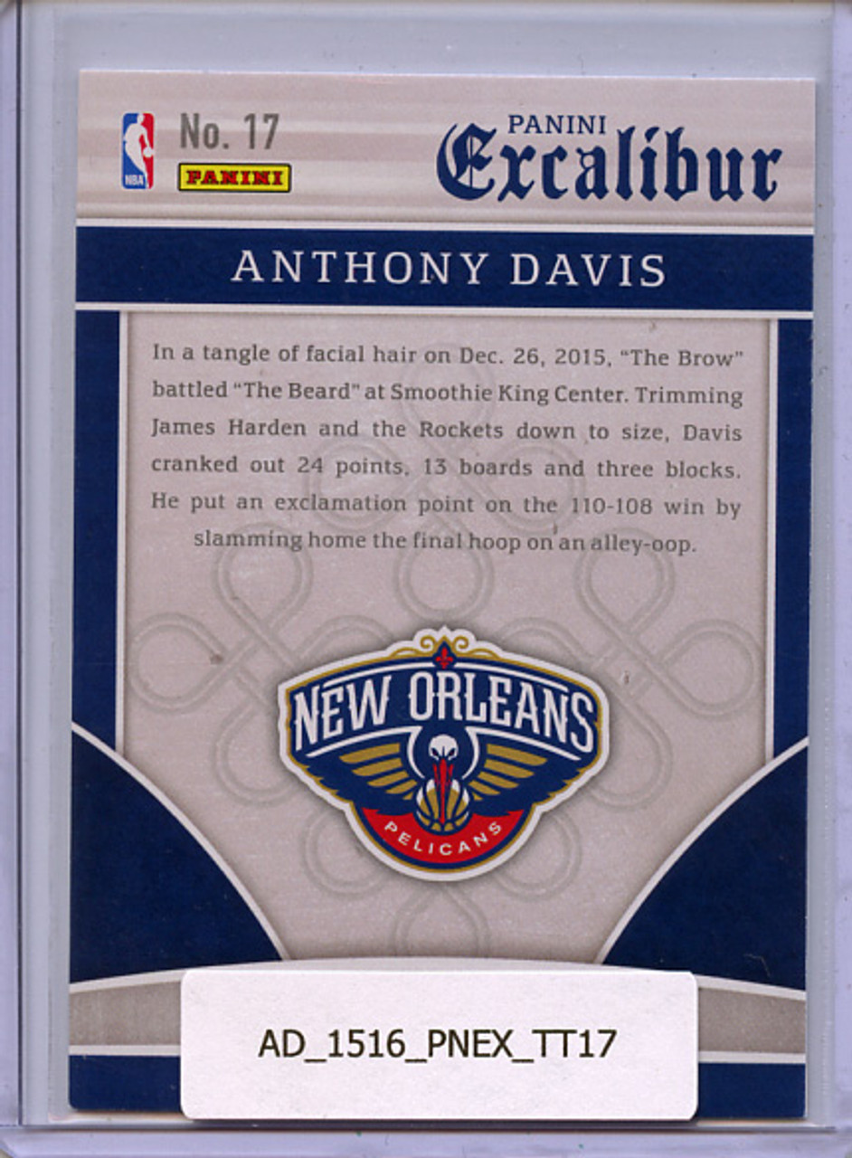 Anthony Davis 2015-16 Excalibur, Team Titans #17