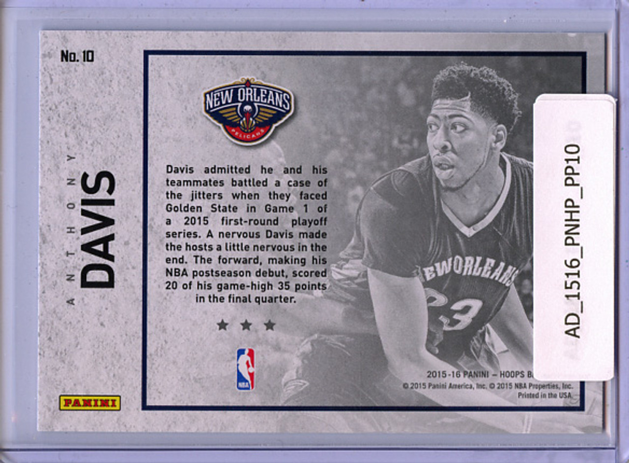 Anthony Davis 2015-16 Hoops, Picture Perfect #10