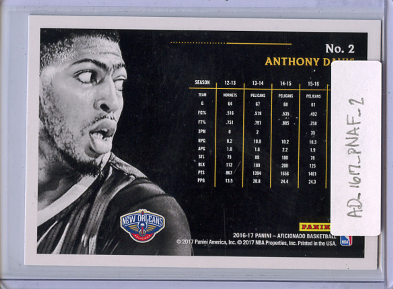 Anthony Davis 2016-17 Aficionado #2