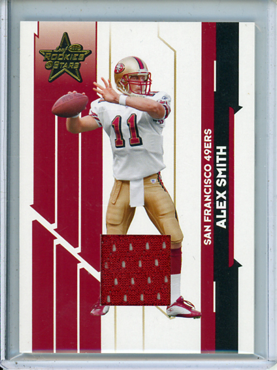 Alex Smith 2006 Leaf Rookies & Stars #87 Materials Gold (1) (CQ)