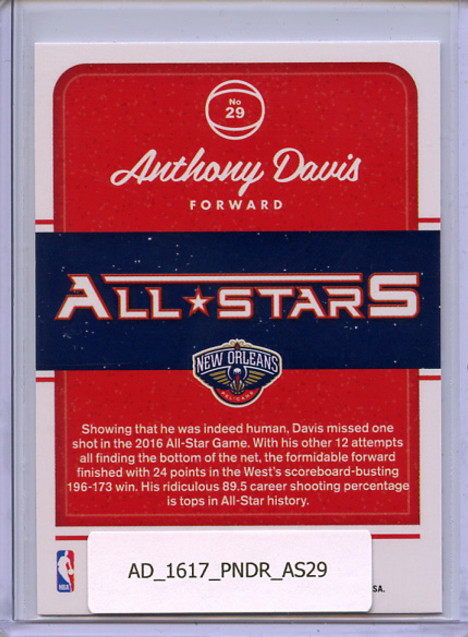 Anthony Davis 2016-17 Donruss, All Stars #29