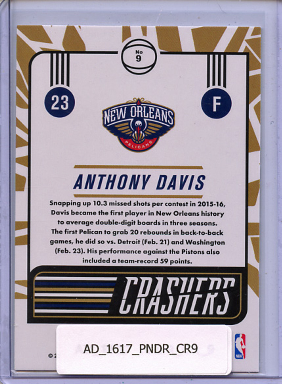 Anthony Davis 2016-17 Donruss, Crashers #9