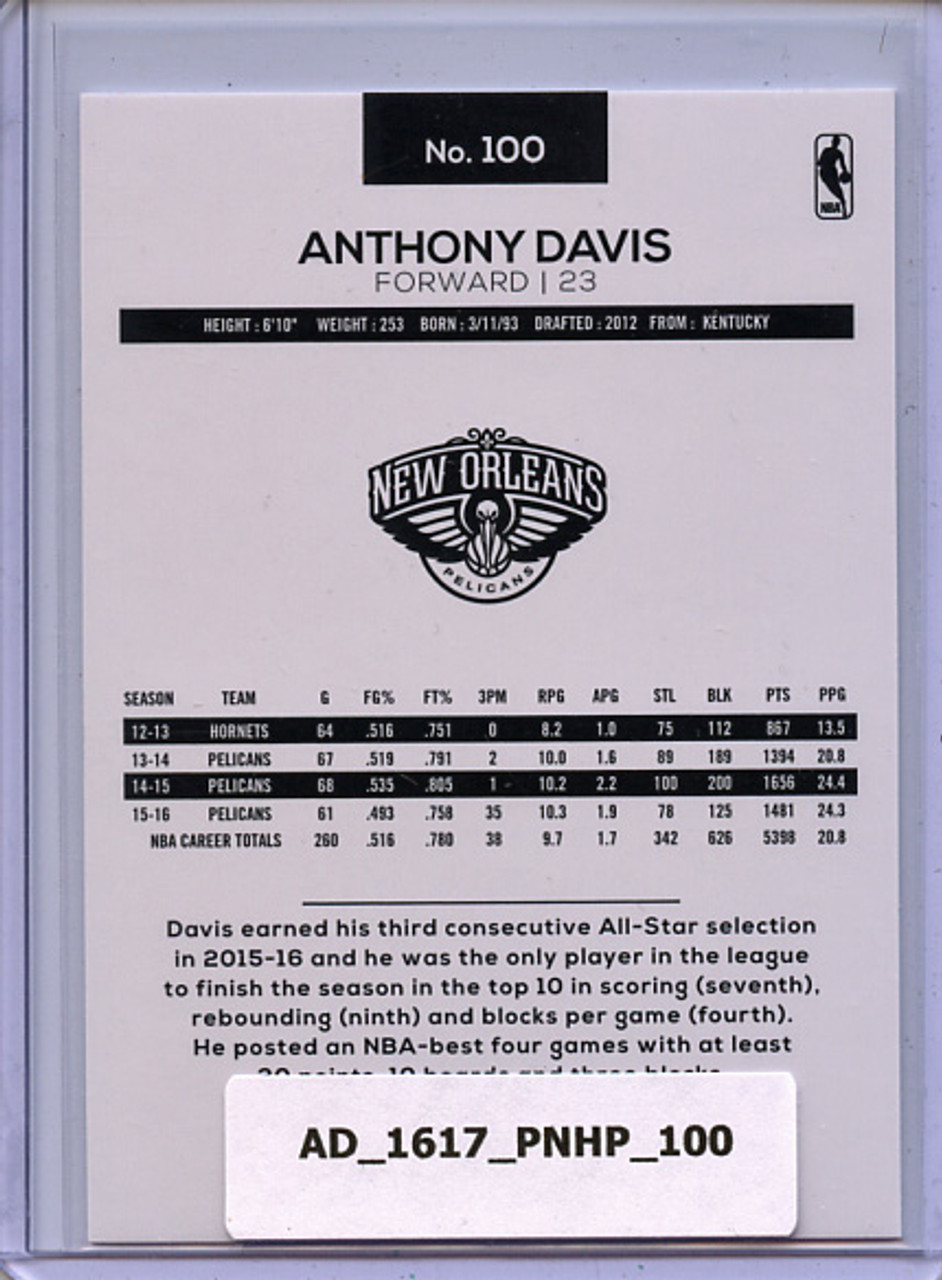Anthony Davis 2016-17 Hoops #100
