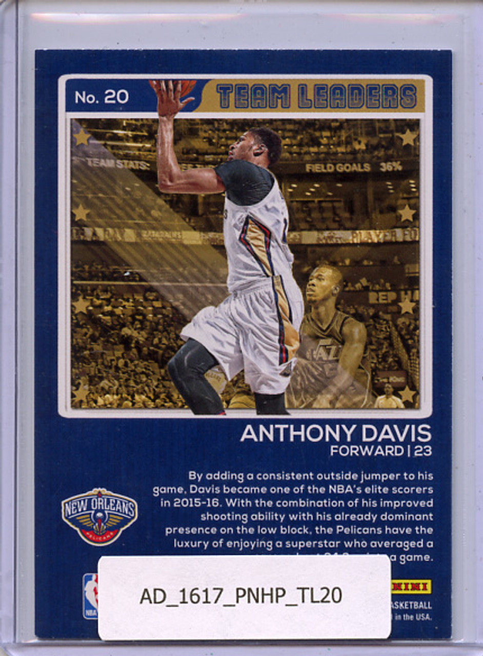 Anthony Davis 2016-17 Hoops, Team Leaders #20