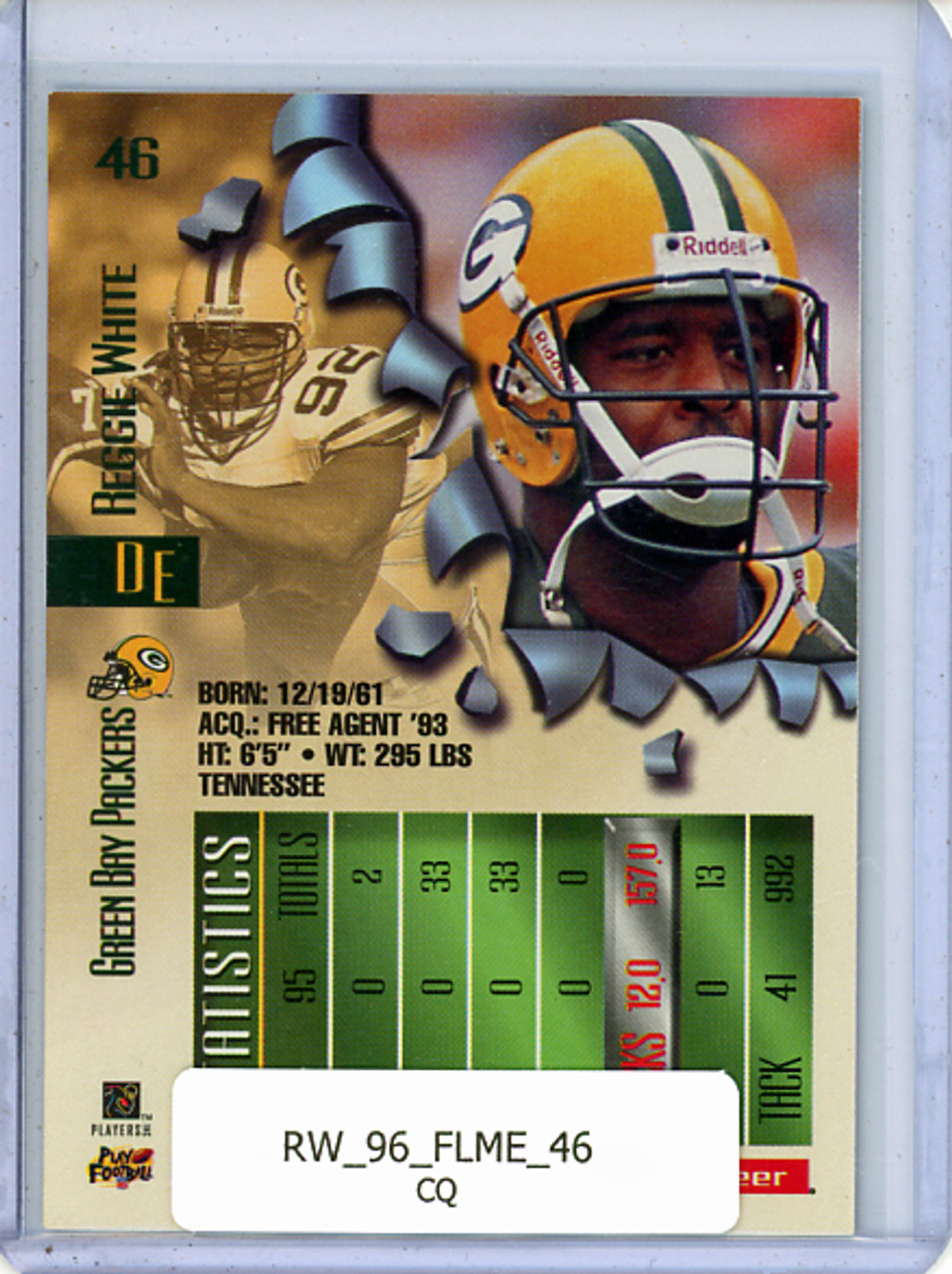 Reggie White 1996 Metal #46 (CQ)