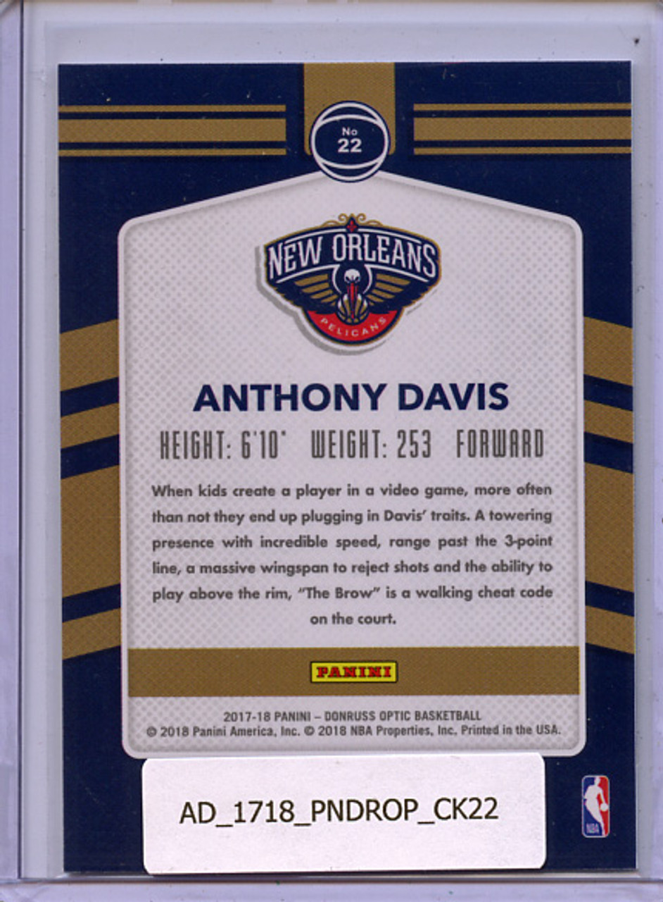 Anthony Davis 2017-18 Donruss Optic, Court Kings #22