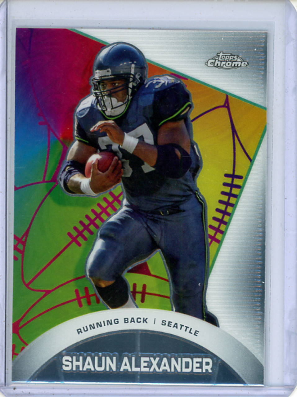 Shaun Alexander 2023 Topps Composite, Chrome All-Etch #CAE-17 (CQ)