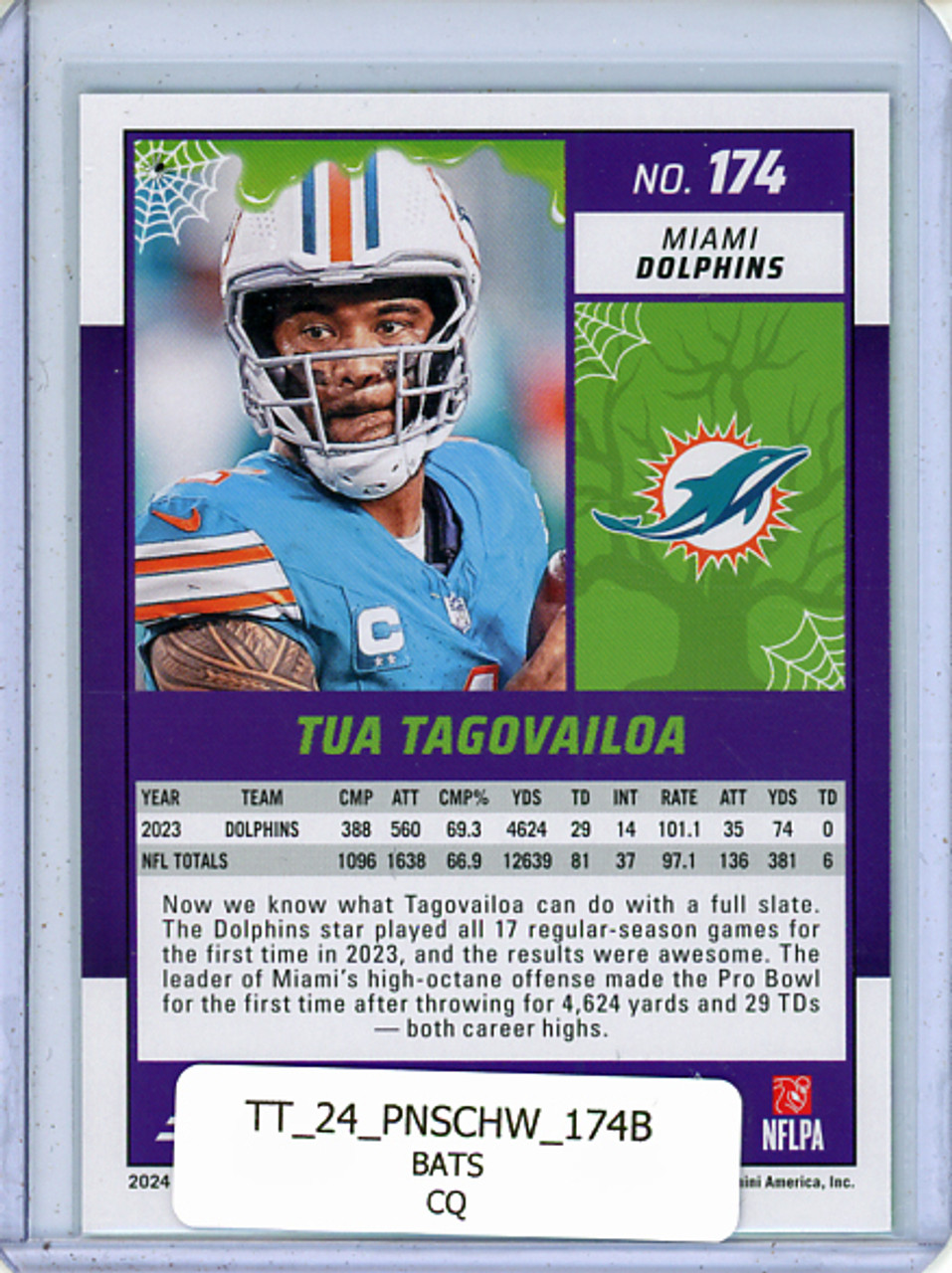 Tua Tagovailoa 2024 Score Halloween #174 Bats (CQ)