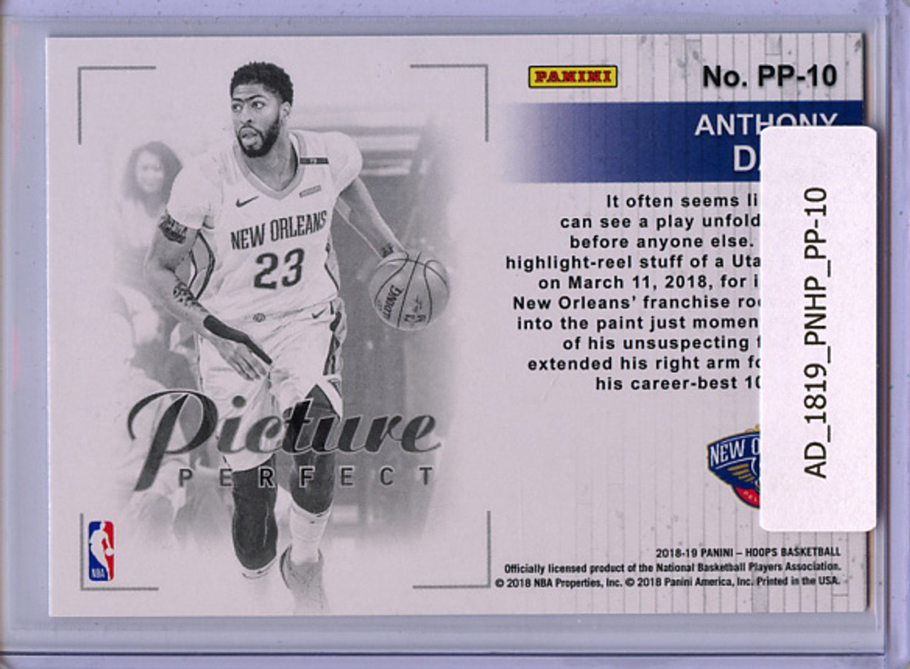 Anthony Davis 2018-19 Hoops, Picture Perfect #PP-10