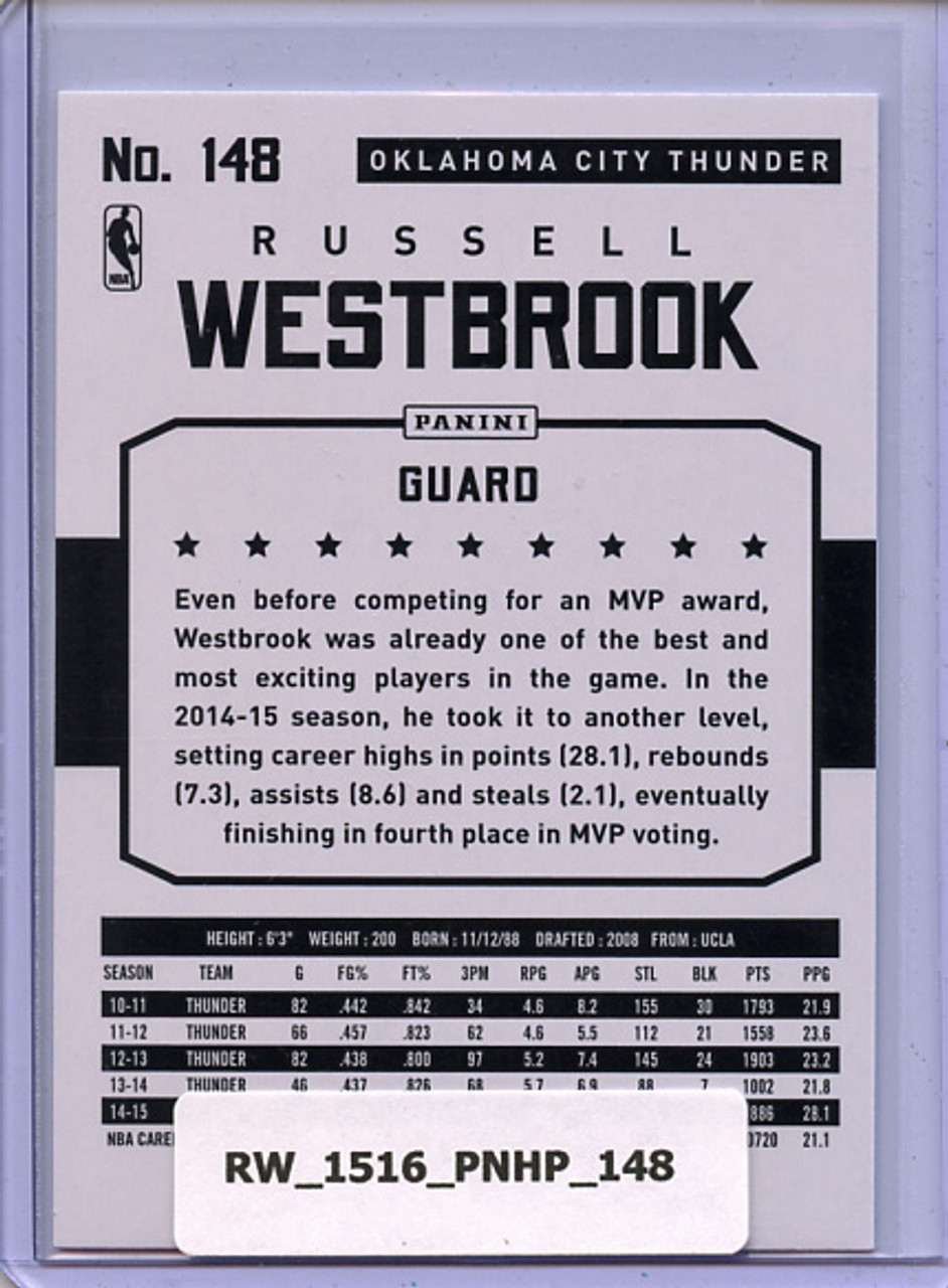 Russell Westbrook 2015-16 Hoops #148
