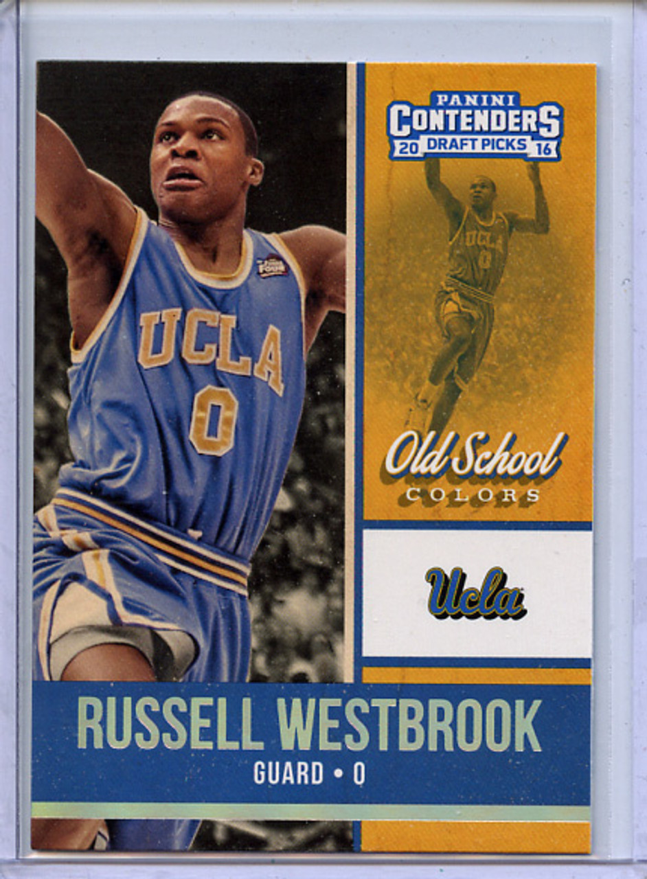 Russell Westbrook 2016-17 Contenders Draft Picks, Old School Colors #18