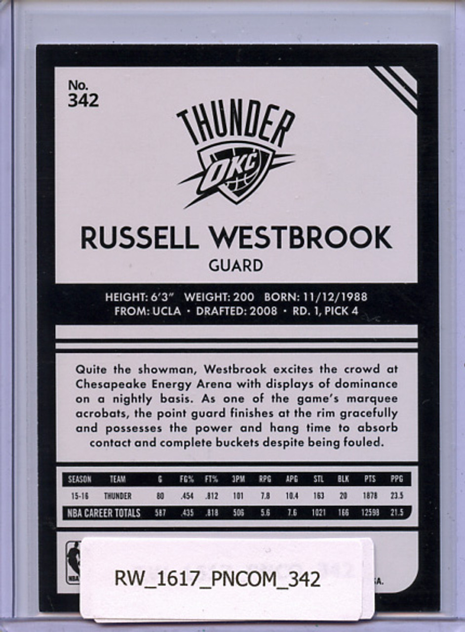 Russell Westbrook 2016-17 Complete #342