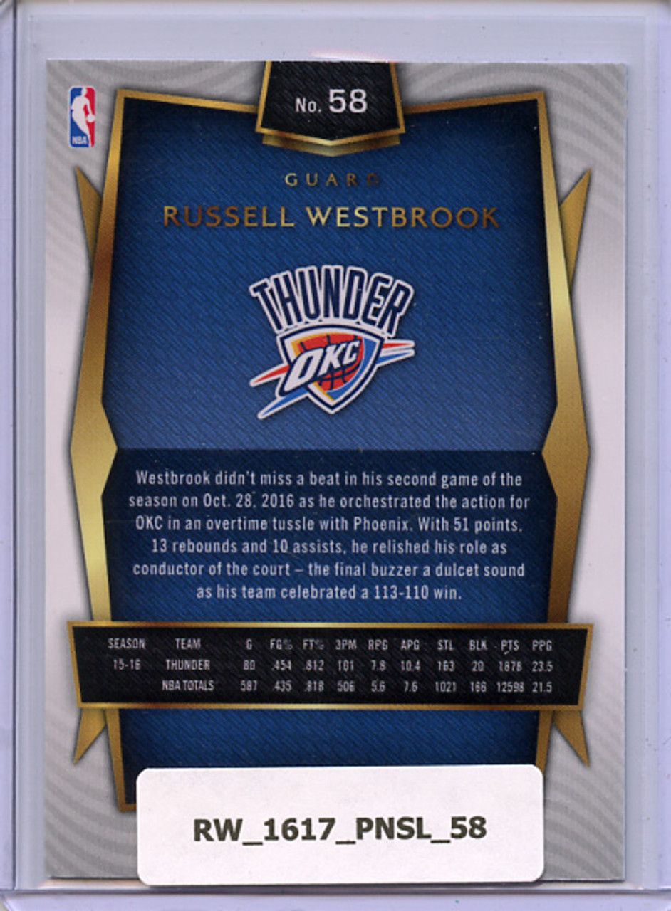 Russell Westbrook 2016-17 Select #58