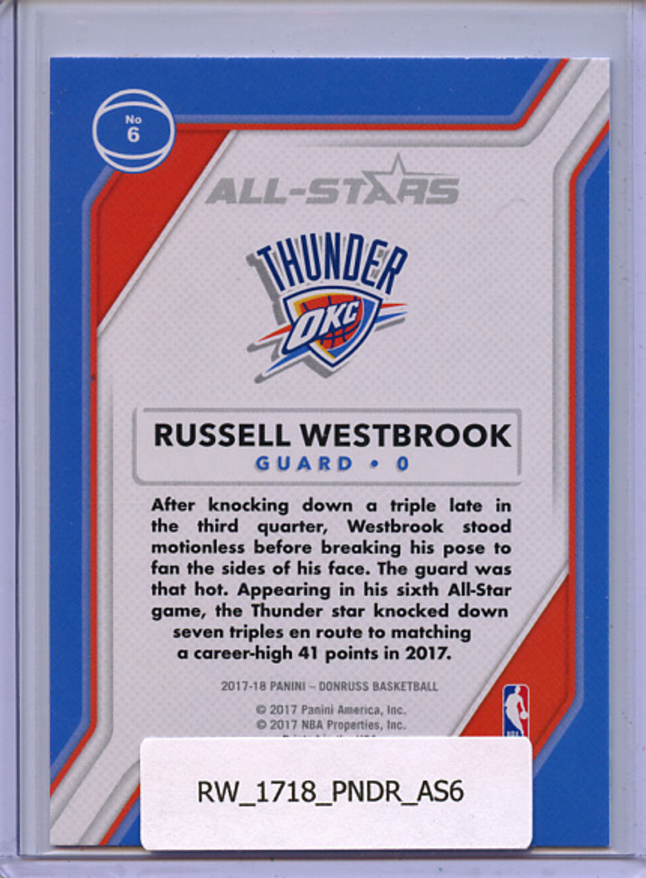 Russell Westbrook 2017-18 Donruss, All-Stars #6