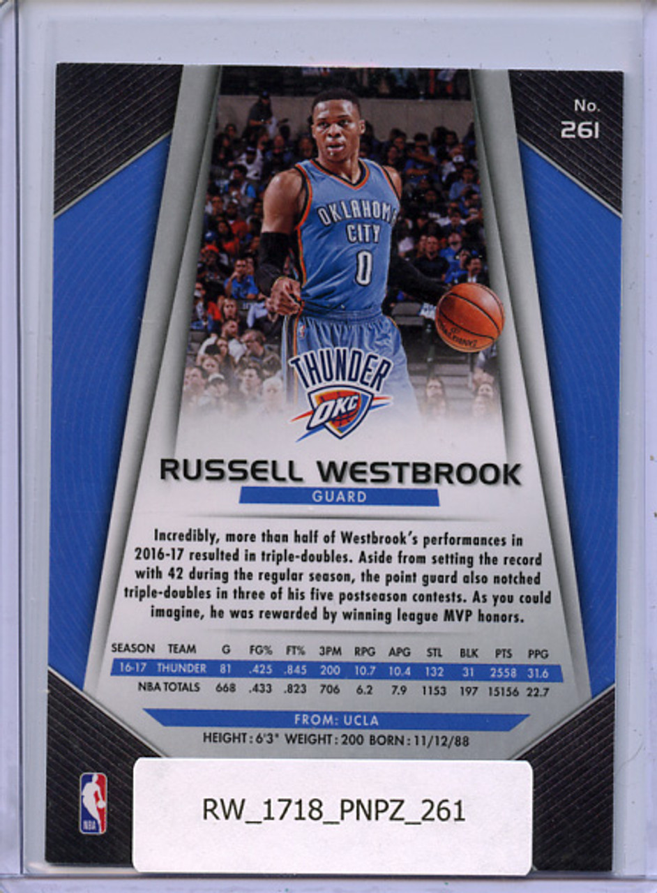 Russell Westbrook 2017-18 Prizm #261
