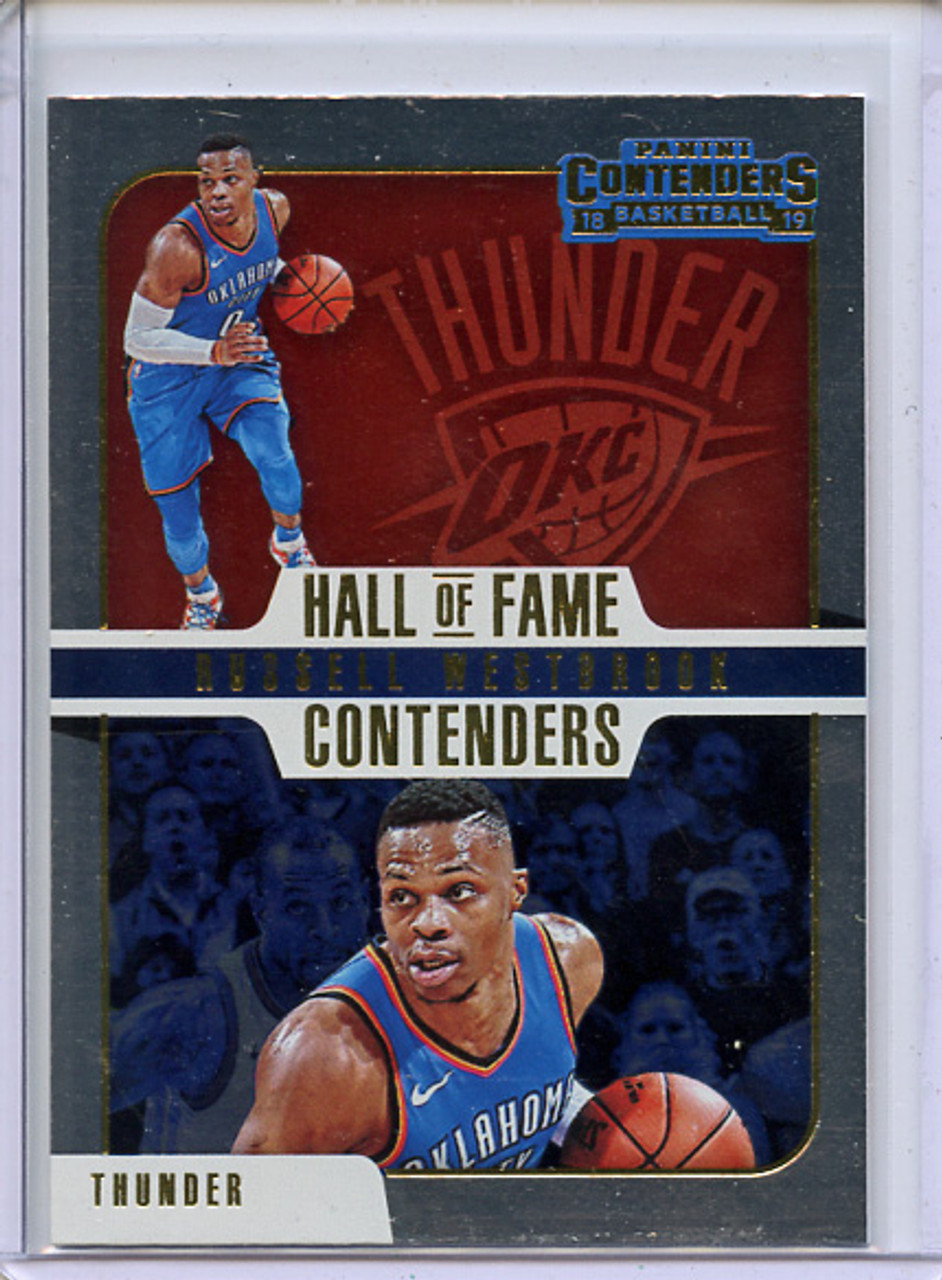Russell Westbrook 2018-19 Contenders, Hall of Fame Contenders #5