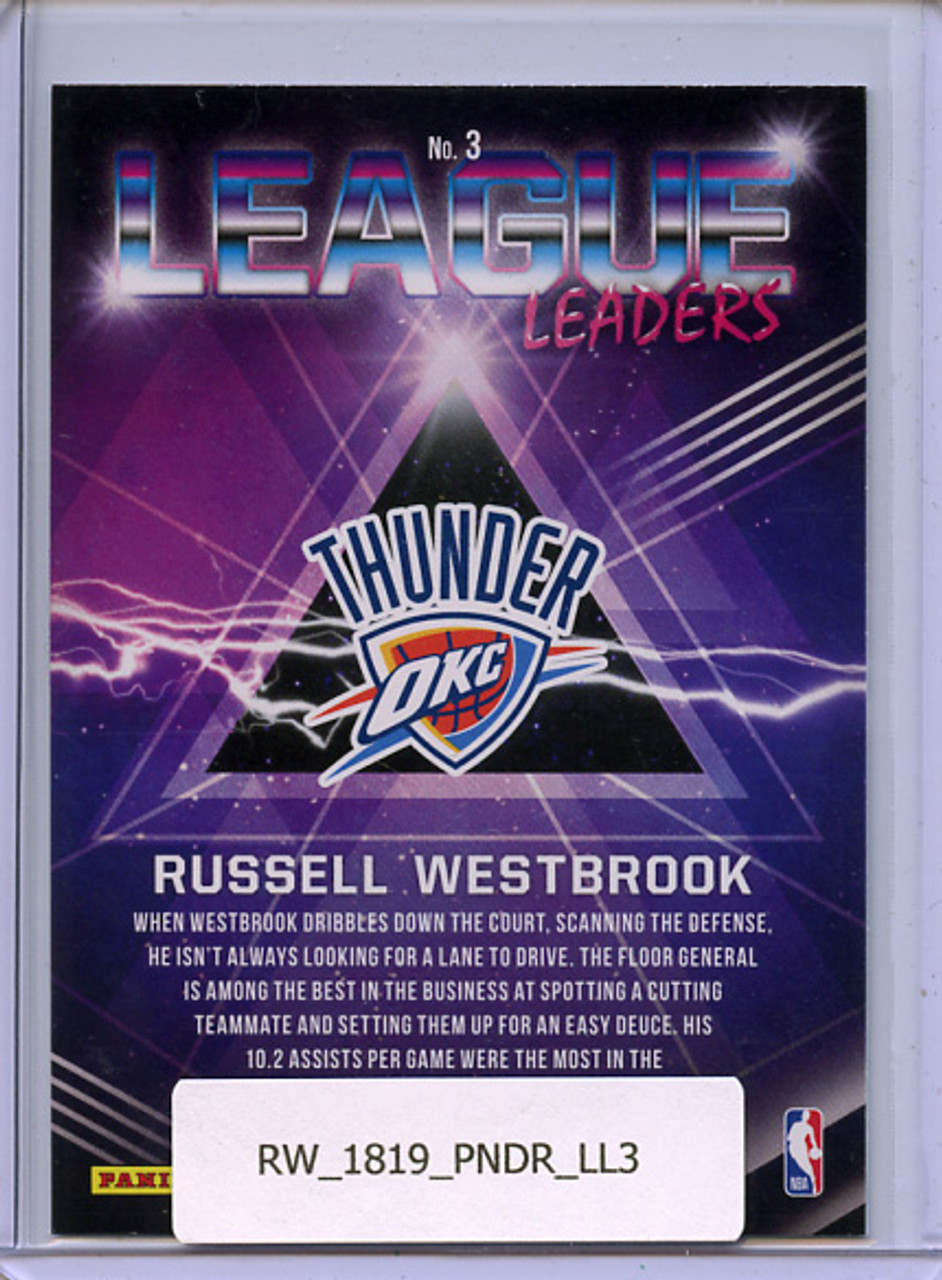 Russell Westbrook 2018-19 Donruss, League Leaders #3