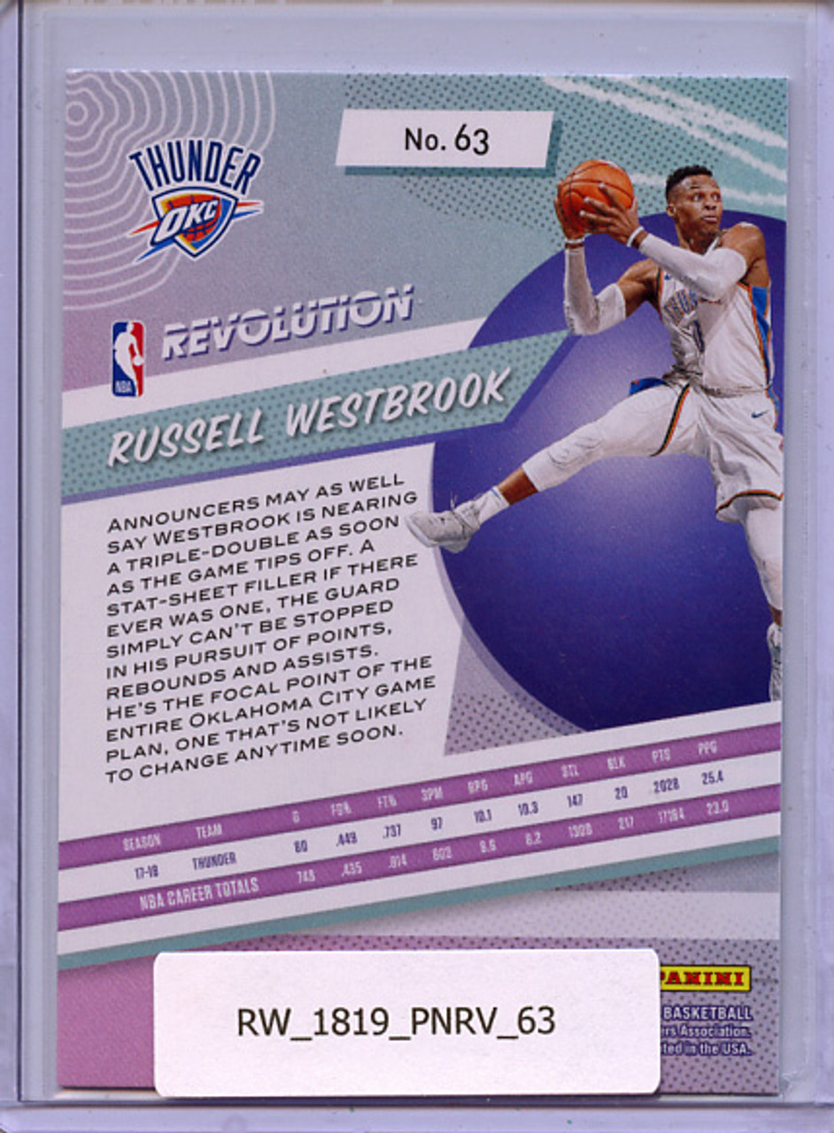 Russell Westbrook 2018-19 Revolution #63