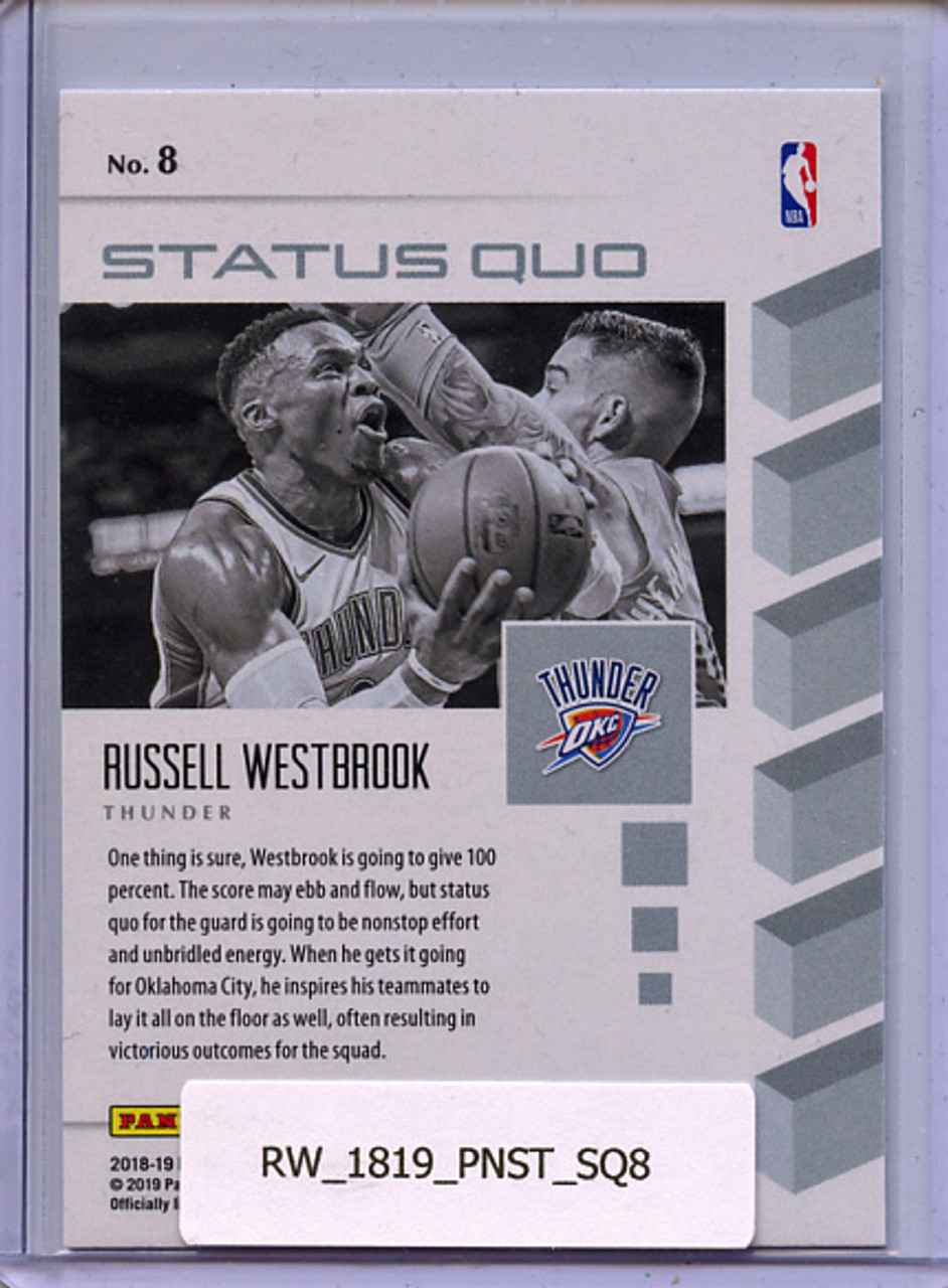 Russell Westbrook 2018-19 Status, Status Quo #8