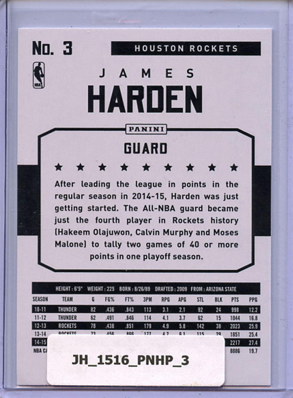 James Harden 2015-16 Hoops #3