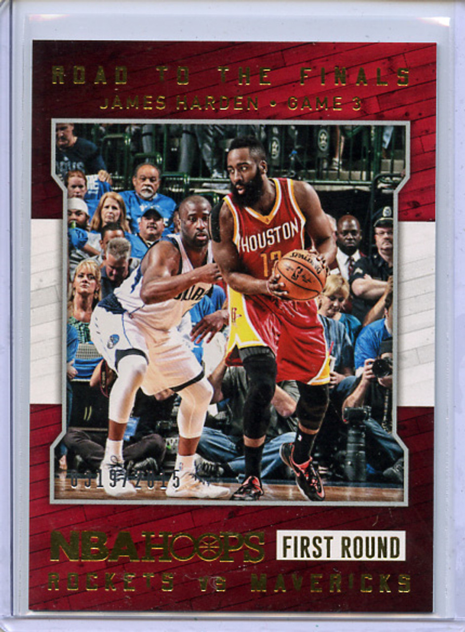 James Harden 2015-16 Hoops, Road to the Finals #20 First Round (#0319/2015)