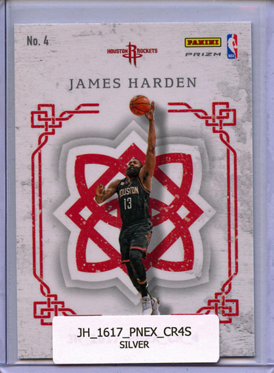 James Harden 2016-17 Excalibur, Crusade #4 Silver