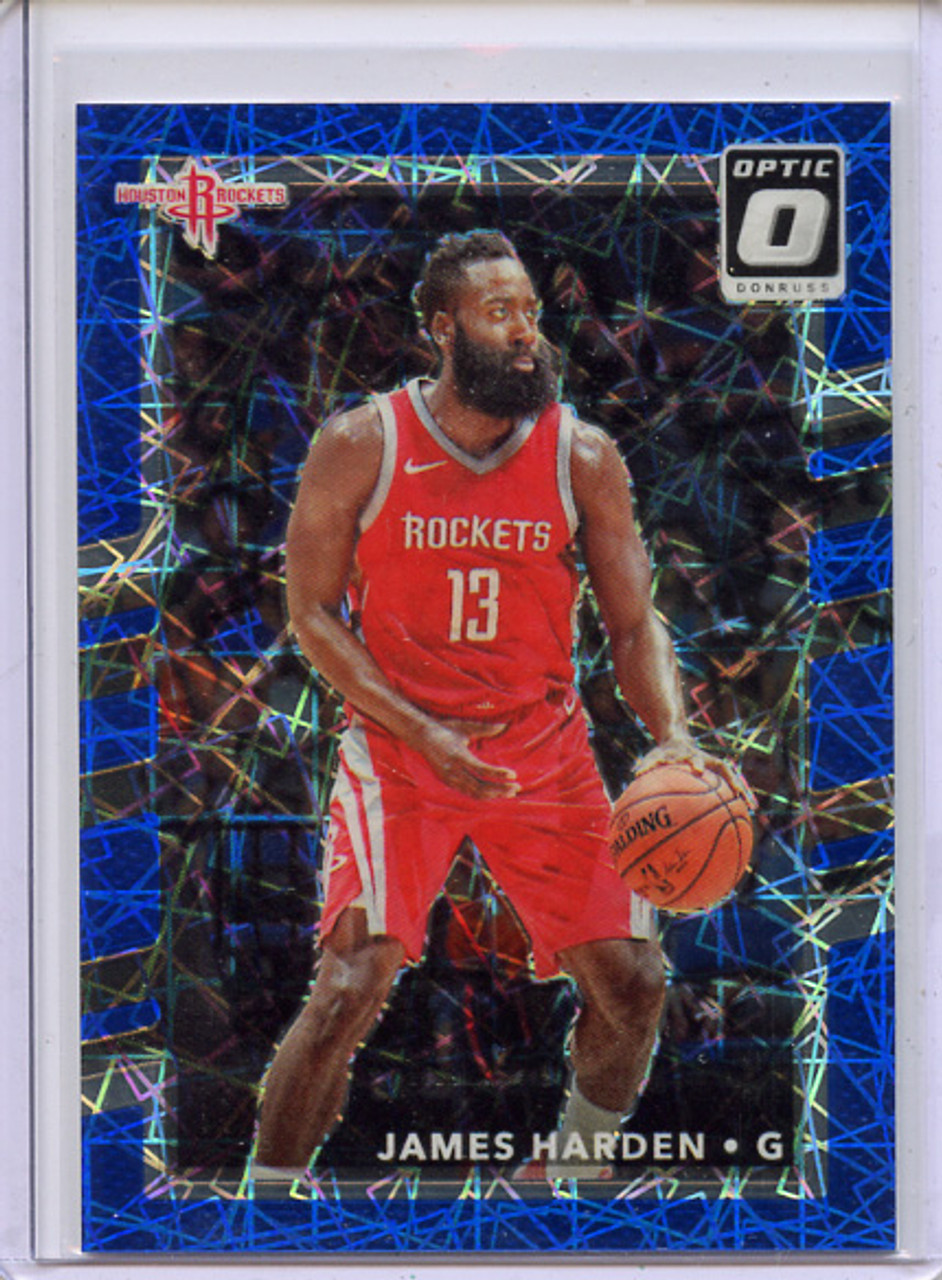 James Harden 2017-18 Donruss Optic #51 Blue Velocity