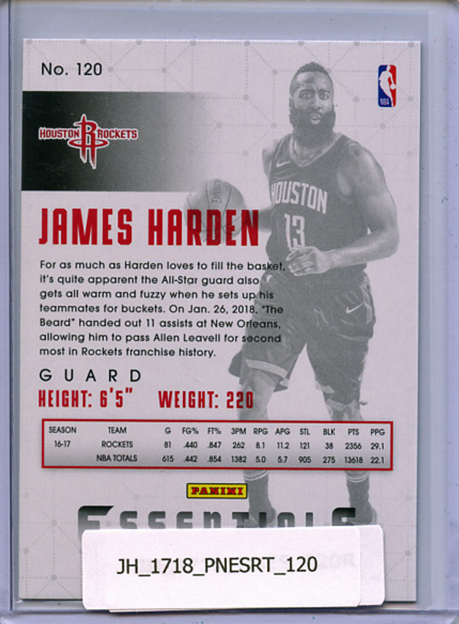 James Harden 2017-18 Essentials #120 Retail