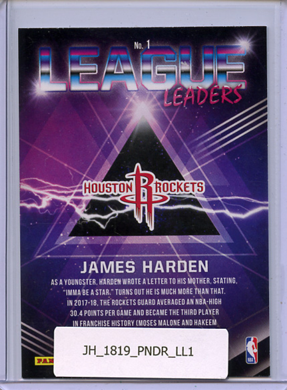 James Harden 2018-19 Donruss, League Leaders #1