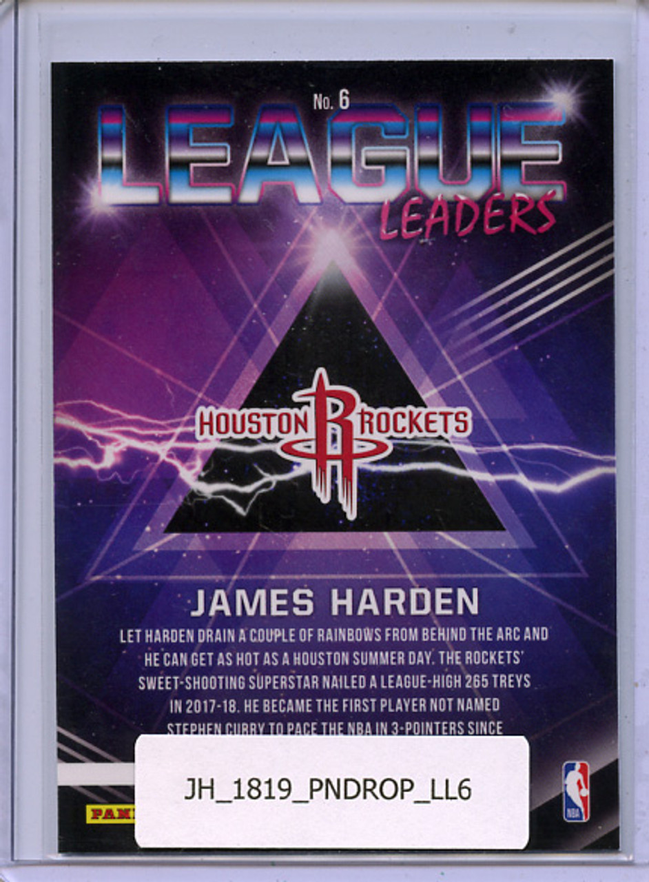 James Harden 2018-19 Donruss Optic, League Leaders #6
