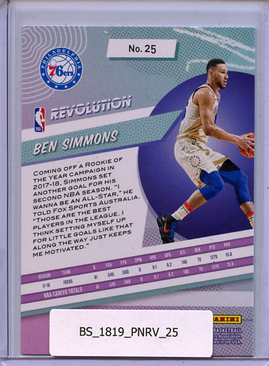 Ben Simmons 2018-19 Revolution #25