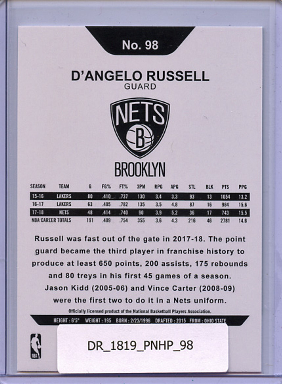 D'Angelo Russell 2018-19 Hoops #98