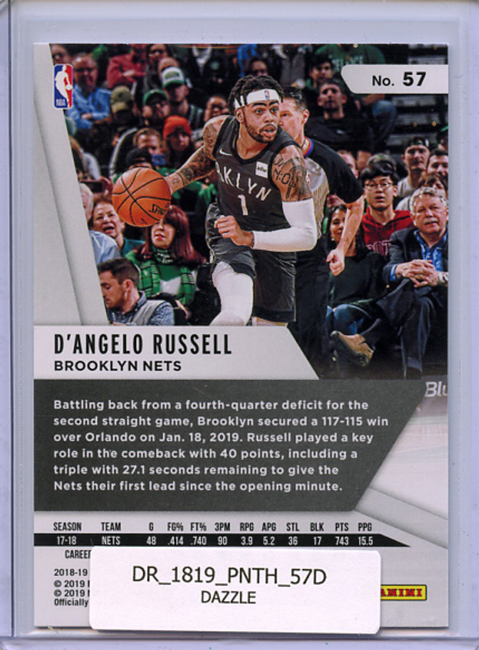 D'Angelo Russell 2018-19 Threads #57 Dazzle