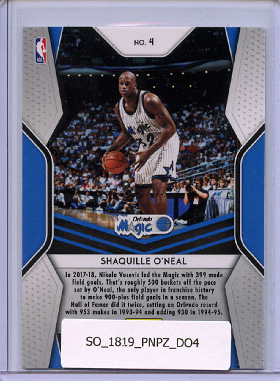Shaquille O'Neal 2018-19 Prizm, Dominance #4