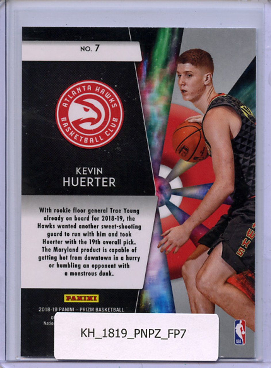 Kevin Huerter 2018-19 Prizm, Freshman Phenoms #7