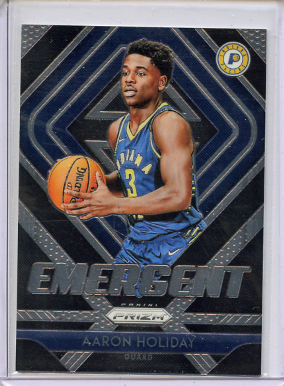 Aaron Holiday 2018-19 Prizm, Emergent #23