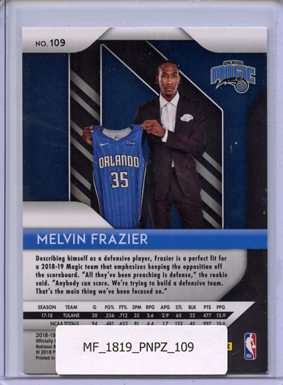 Melvin Frazier 2018-19 Prizm #109