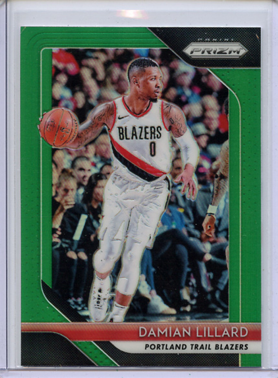 Damian Lillard 2018-19 Prizm #81 Green