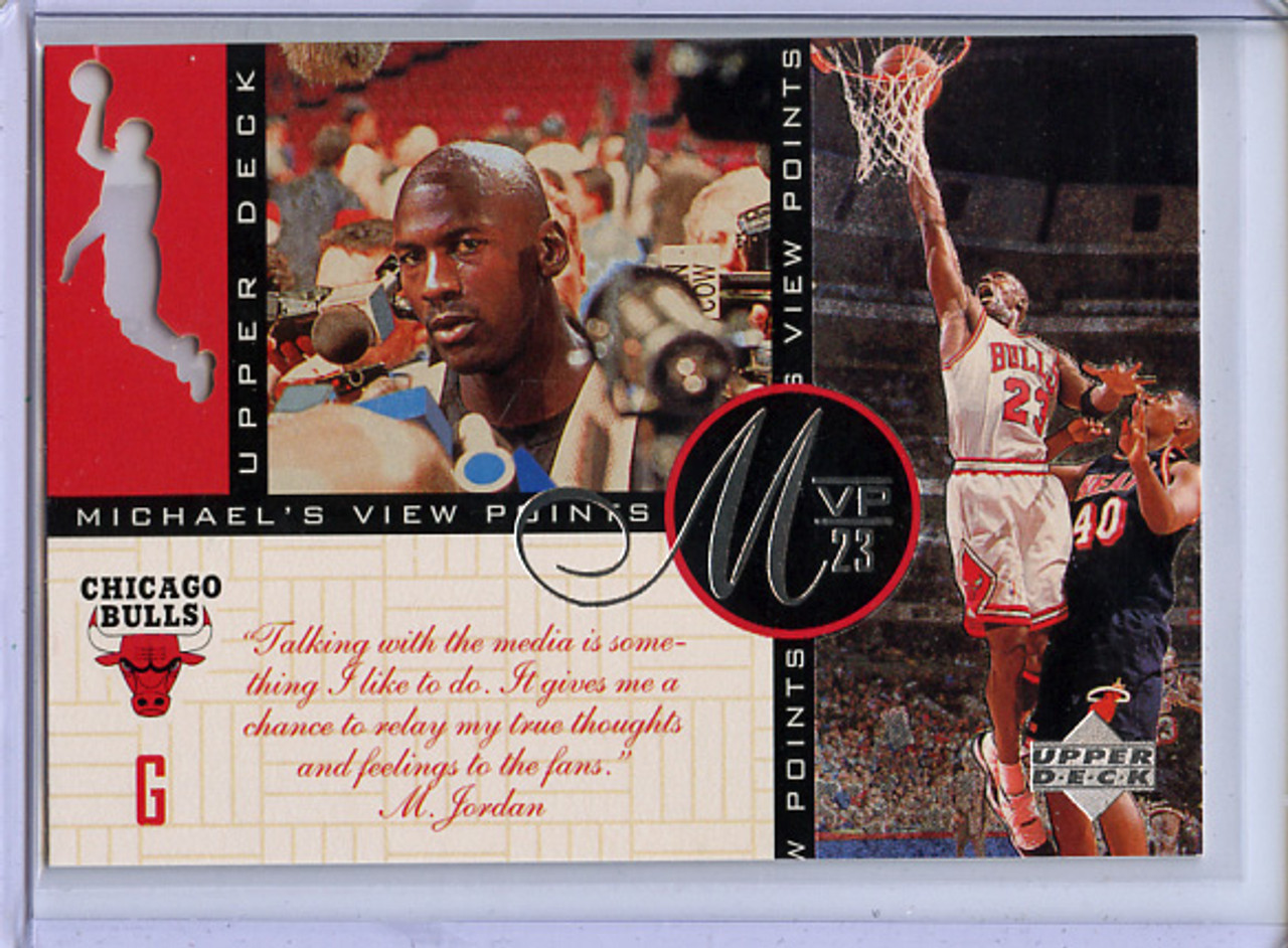 Michael Jordan 1996-97 Upper Deck, Jordan's Viewpoints #VP9