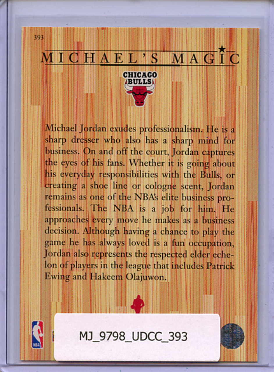 Michael Jordan 1997-98 Collector's Choice #393 Michael's Magic