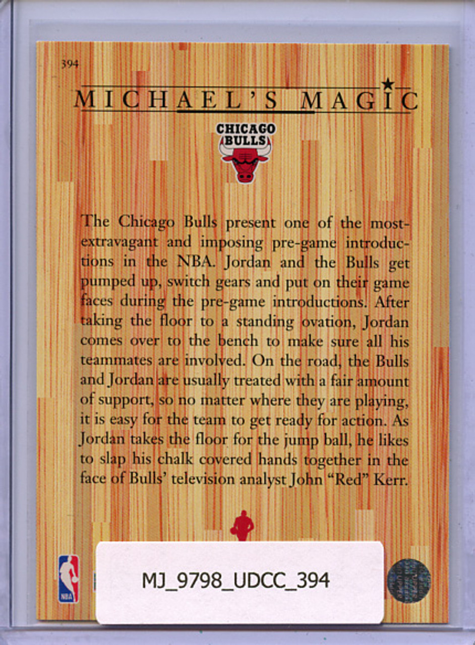 Michael Jordan 1997-98 Collector's Choice #394 Michael's Magic