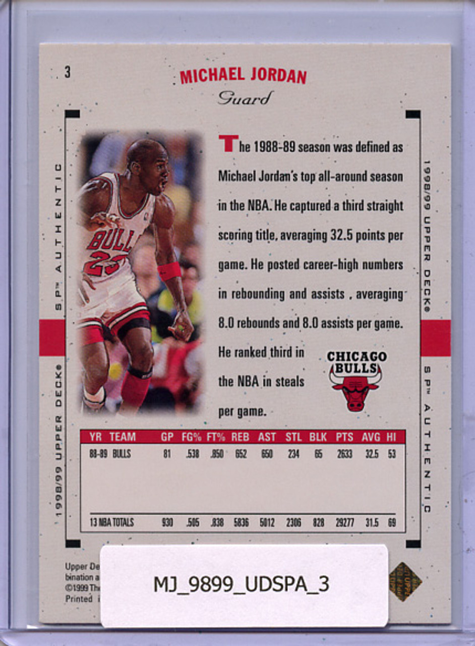 Michael Jordan 1998-99 SP Authentic #3